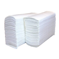 215250 Lime эконом бумажные полотенца листовые Z сложения, однослойные, белые, 250шт