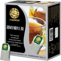Чай Shennun с ароматом бергамота, черный, 100 пакетиков