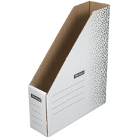 Накопитель для бумаг вертикальный Officespace Standard белый, 320х260х75мм, микрогофрокартон