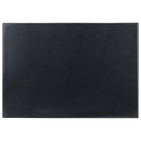 Коврик настольный для письма Brauberg 650х450мм, черный, прозрачный карман