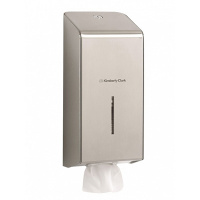 Диспенсер для туалетной бумаги листовой Kimberly-Clark 8972, металлик