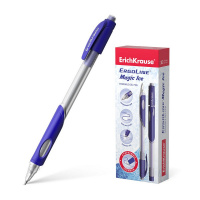 Ручка гелевая ErichKrause ErgoLine Magic Ice сo стираемыми чернилами , синяя