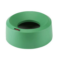 Крышка для контейнера Vileda Professional Ирис 50л, воронкообразная, круглая, зеленая, 137739